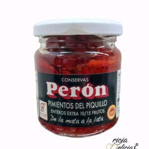Perón - Conservas pimientos del piquillo enteros extra 10/15 frutos
