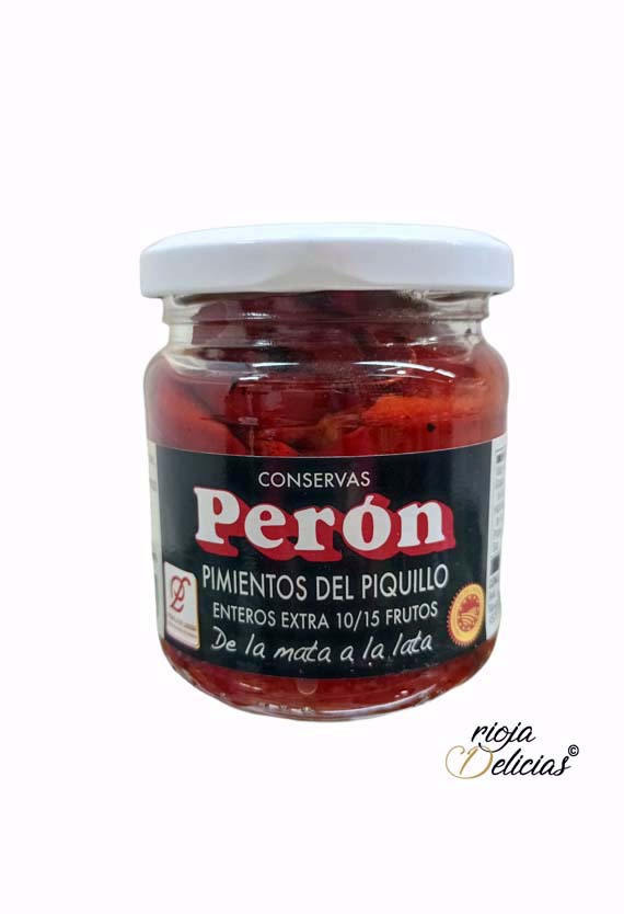 Perón - Conservas pimientos del piquillo enteros extra 10/15 frutos