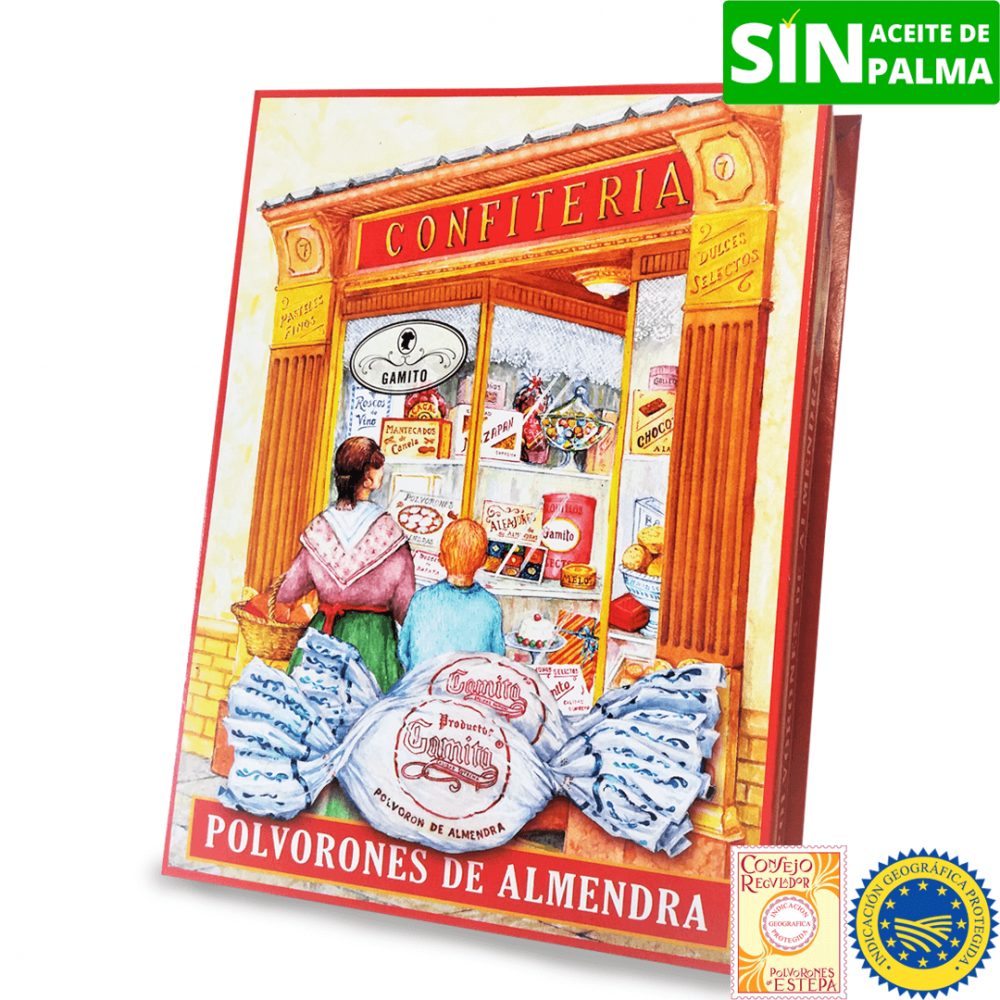 cajita gourmet polvoron de almendra artesano 2