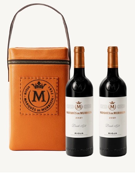 ESTUCHE ESPECIAL MARQUES DE MURRIETA RESERVA 21 estuche piel marques de murrieta