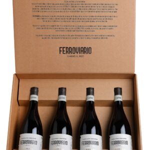 VINO TINTO FERROVIARIO - MARQUÉS DEL PUERTO - ESTUCHE 4 BOTELLAS